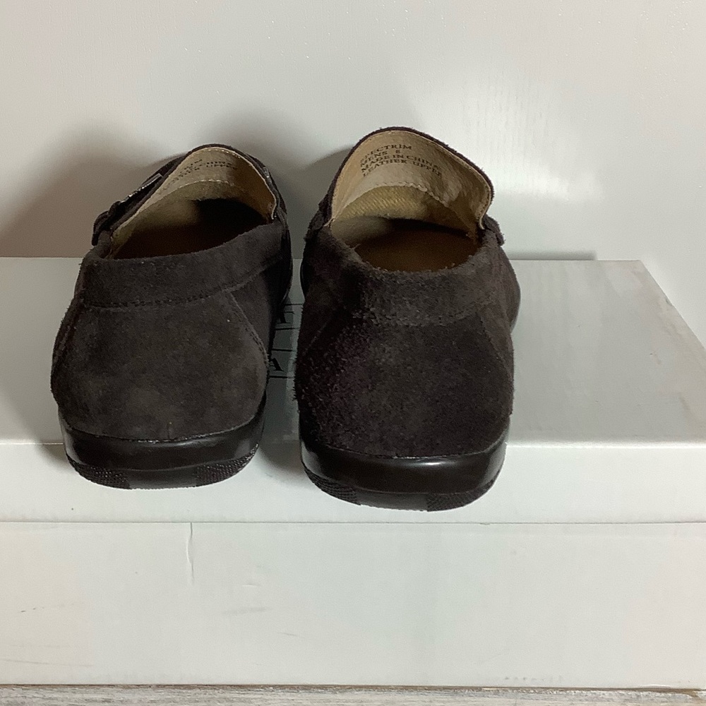 Steve Madden Spectrim Brown Suede Loafers - Picture 5 of 6